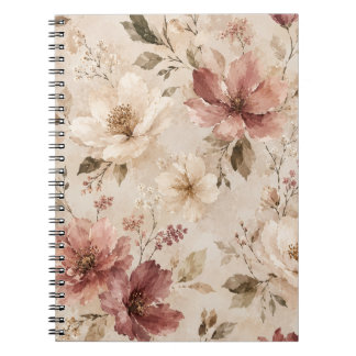 Modern Minimalist Aesthetic Nature Artwork Notebook