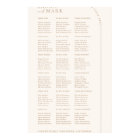 Modern Minimalist Arch Wedding Seating Charts