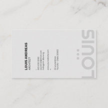 Modern Minimalist Architect Contractor Designer Bu