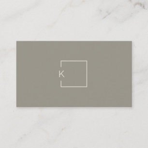Modern Minimalist Architect Contractor Designer  Business Card