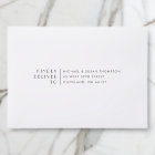 Modern & Minimalist Back