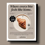Modern Minimalist Bakery Flyer<br><div class="desc">Modern,  minimalist,  multipurpose design for your personalized business brochure. Select the ''Edit Using Design Tool'' button to customize this design further.</div>