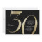Modern minimalist black and gold 30th birthday
