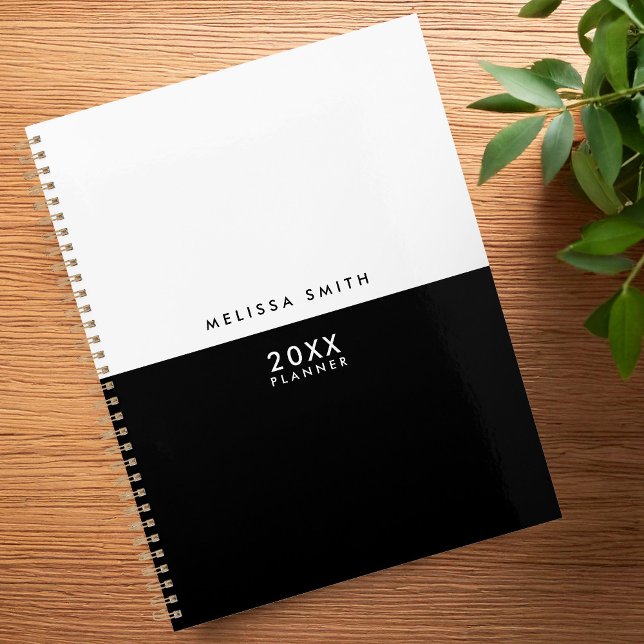 Modern Minimalist Black and White Planner (Creator Uploaded)