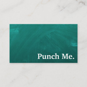 Modern Minimalist Black Chalkboard Loyalty Card