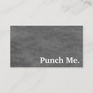 Modern Minimalist Black Chalkboard Loyalty Card