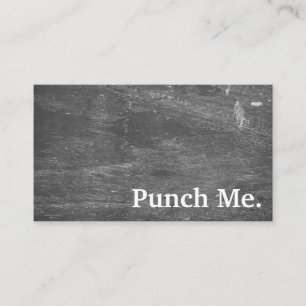 Modern Minimalist Black Chalkboard Loyalty Card