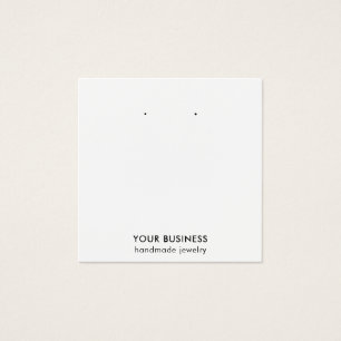 Modern Minimalist Black White Jewellery Display Ca