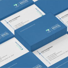 Modern Minimalist Blue Medical Professional