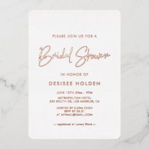 Modern minimalist bridal shower