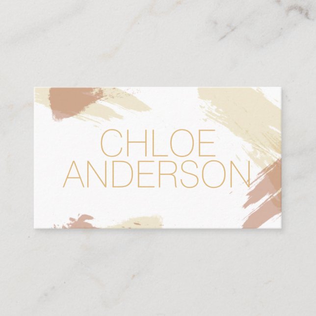 Modern Minimalist Business Card (Front)