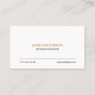 Modern Minimalist Business Card Editable Template