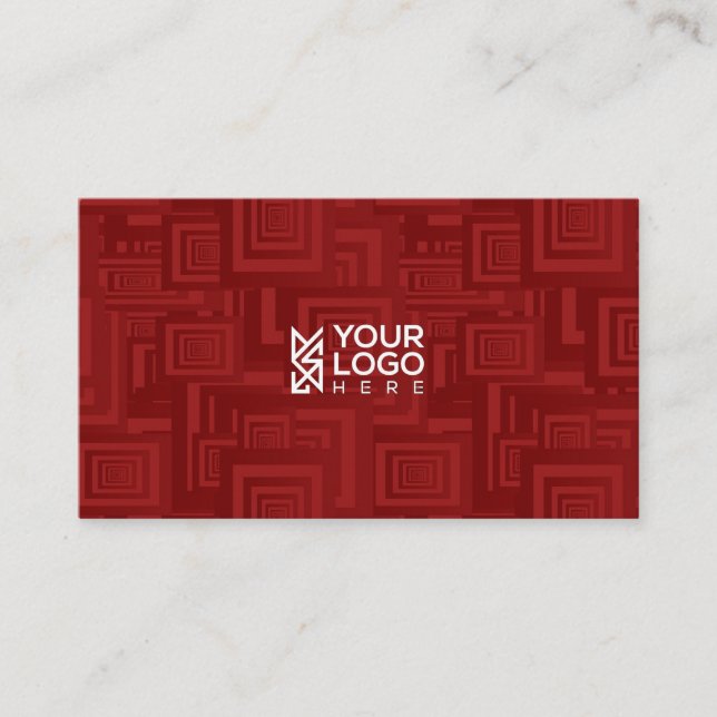 Modern Minimalist Business Card Editable Template (Front)