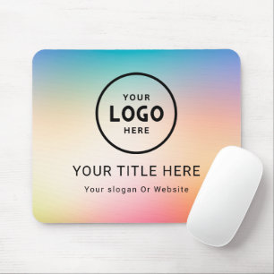 Modern Minimalist Business Logo Mouse Pad