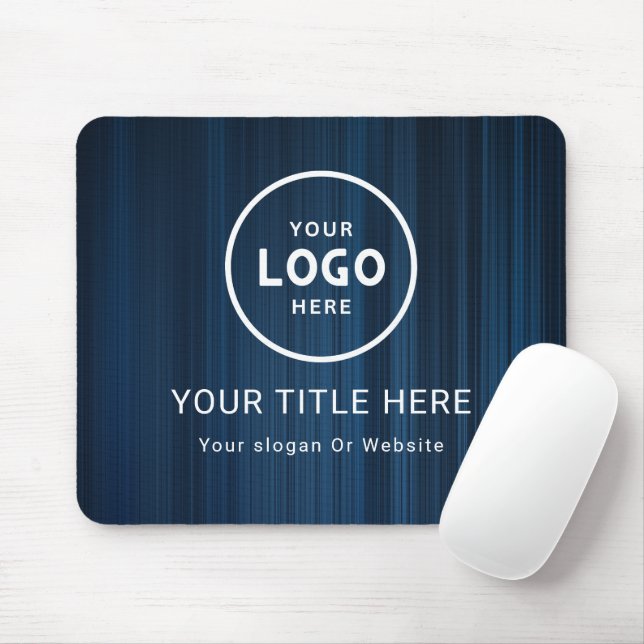 Modern Minimalist Business Logo Mouse Pad (With Mouse)