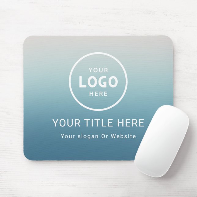 Modern Minimalist Business Logo Mouse Pad (With Mouse)