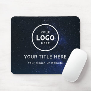 Modern Minimalist Business Logo Mouse Pad