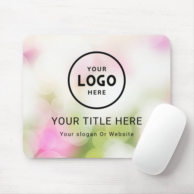 Modern Minimalist Business Logo Mouse Pad (With Mouse)
