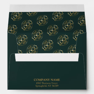 Modern Minimalist Business Logo Return Address Envelope