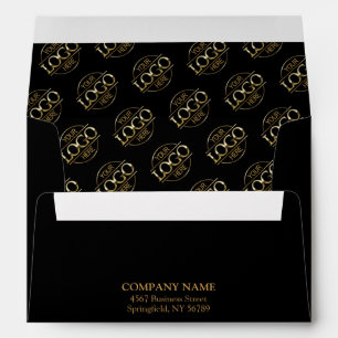 Modern Minimalist Business Logo Return Address Envelope