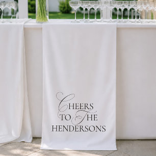 Modern Minimalist Cheers To The Wedding Banner