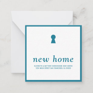 Modern Minimalist Chic New Home Card