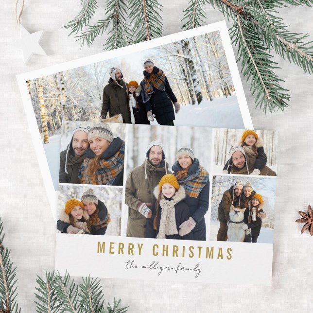 Modern Minimalist Christmas Card  (Creator Uploaded)