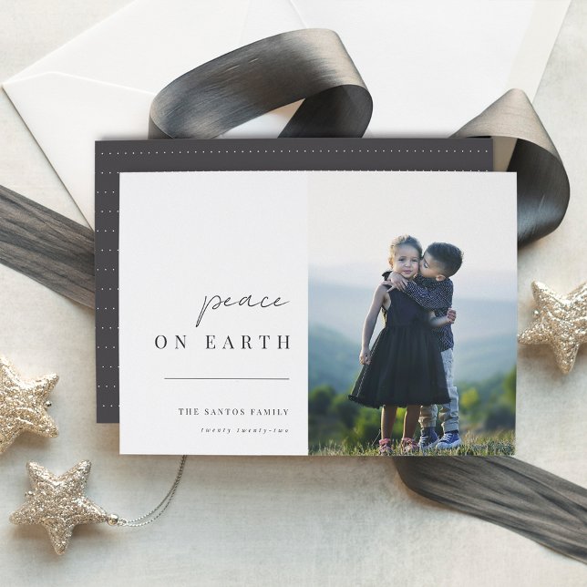 Modern Minimalist Christmas Photo Holiday Card (Creator Uploaded)