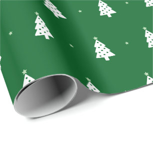 Modern Minimalist Christmas Tree Wrapping Paper