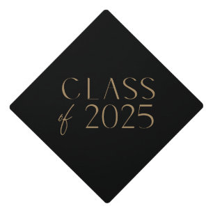 Modern Minimalist Class of 2025 Graduation Cap
