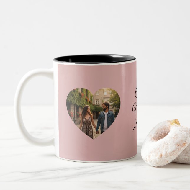 Modern Minimalist Coffee Tea Cup (With Donut)