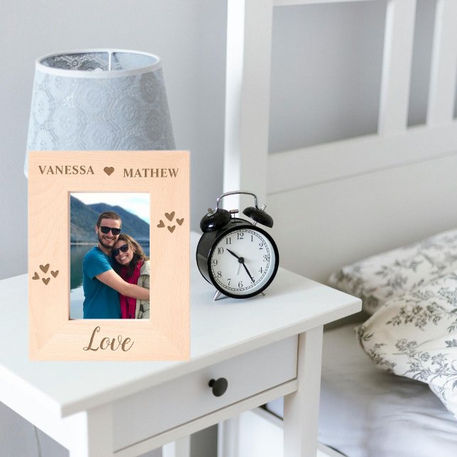Modern Minimalist Couple Best couple love Story Etched Frames (Creator Uploaded)