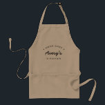 Modern Minimalist Custom Head Chef Personalized Standard Apron<br><div class="desc">Give your favorite cook a stylish upgrade with this personalized “Head Chef” apron. Featuring a clean modern design and customizable name, it’s perfect for home chefs, bakers, foodies, BBQ lovers, and kitchen enthusiasts. A thoughtful gift for birthdays, holidays, Father’s Day, Mother’s Day, or housewarmings. Durable, practical, and designed to make...</div>