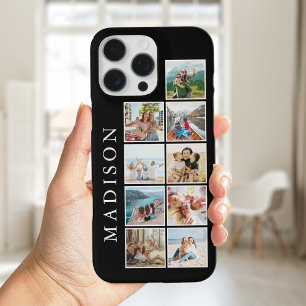 Modern Minimalist Custom Photo Monogram iPhone 16 Pro Max Case