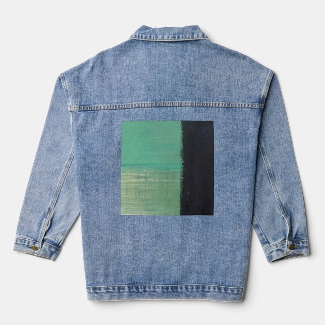 Modern Minimalist Denim Jacket (Back)