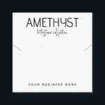 Modern minimalist earring jewellery display card<br><div class="desc">Modern minimalist earring jewellery display card</div>