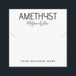 Modern minimalist earring jewellery display card<br><div class="desc">Modern minimalist earring jewellery display card</div>