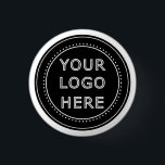 Modern, Minimalist, Elegant and Customizable  1 Inch Round Button<br><div class="desc">EVERYONE CAN USE THIS DESIGN.You are free to add,  edit,  or resize the logo,  photo,  text,  and colours as you choose.Many thanks.</div>