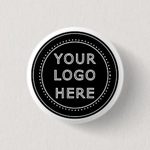Modern, Minimalist, Elegant and Customizable  1 Inch Round Button