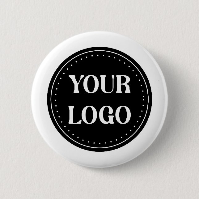 Modern, Minimalist, Elegant and Customizable 2 Inch Round Button (Front)