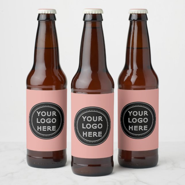 Modern, Minimalist, Elegant and Customizable  Beer Bottle Label (Bottles)