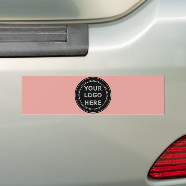 Modern, Minimalist, Elegant and Customizable  Bumper Sticker (On Car)