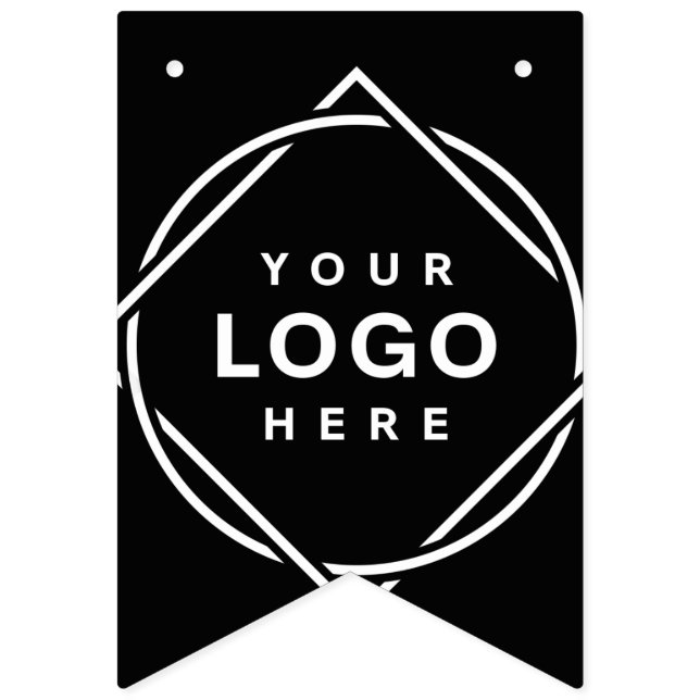 Modern, Minimalist, Elegant and Customizable  Bunting Flags (First Flag)