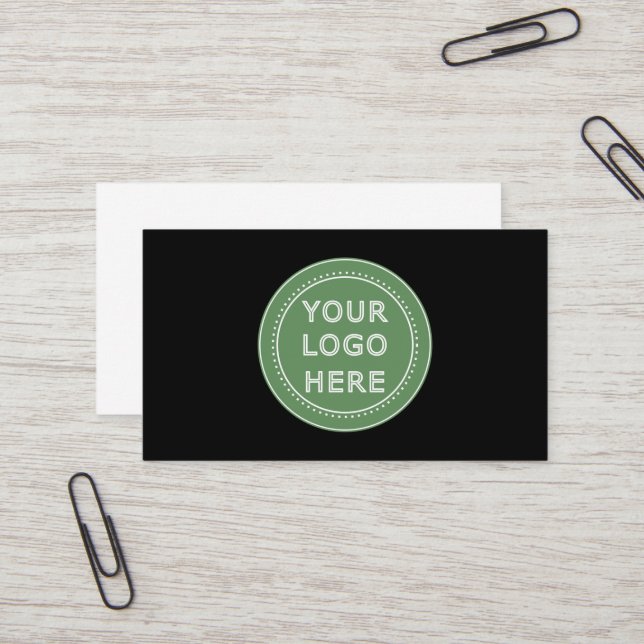 Modern, Minimalist, Elegant and Customizable Business Card (Front/Back In Situ)