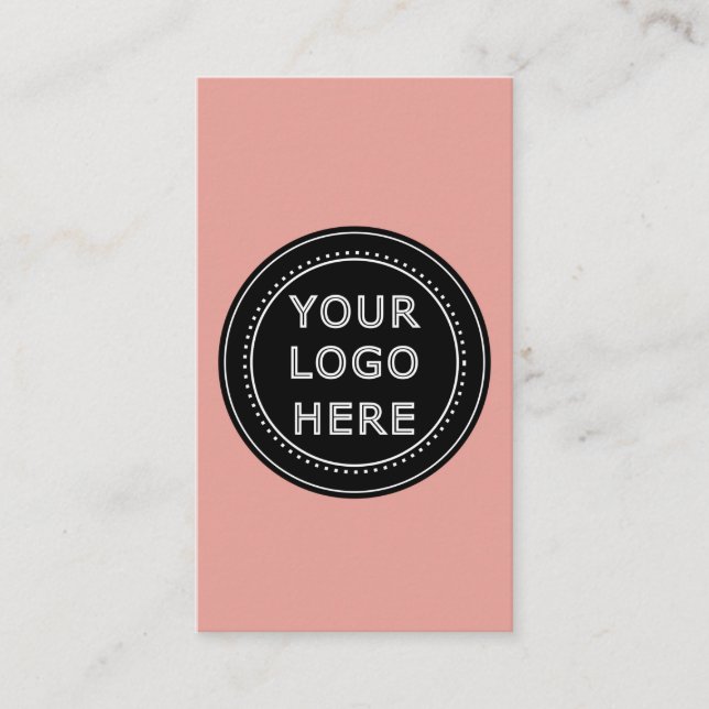 Modern, Minimalist, Elegant and Customizable  Calling Card (Front)