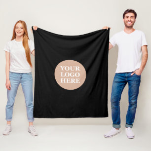 Modern, Minimalist, Elegant and Customizable Fleece Blanket