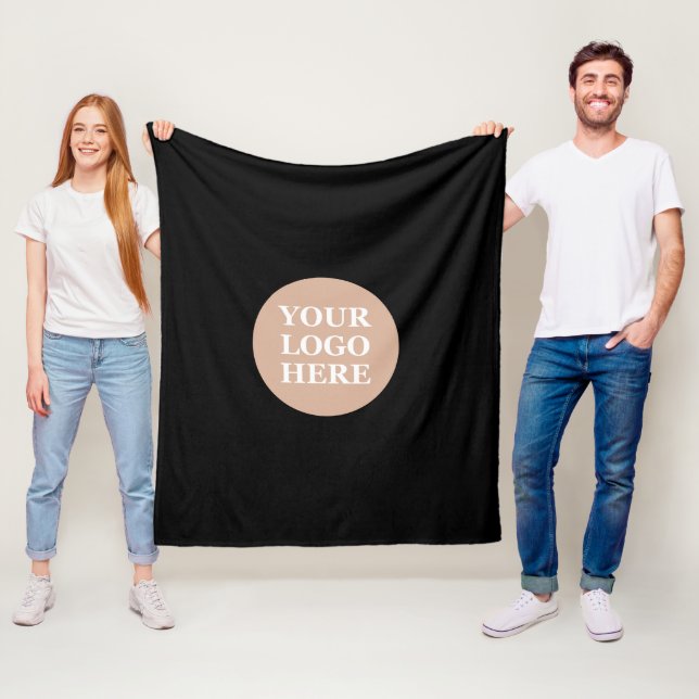 Modern, Minimalist, Elegant and Customizable  Fleece Blanket (In Situ)