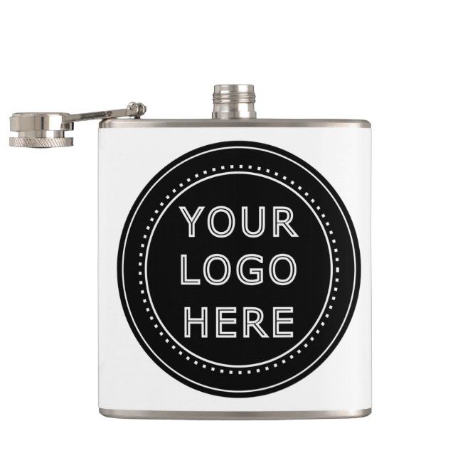 Modern, Minimalist, Elegant and Customizable  Hip Flask (Opened)