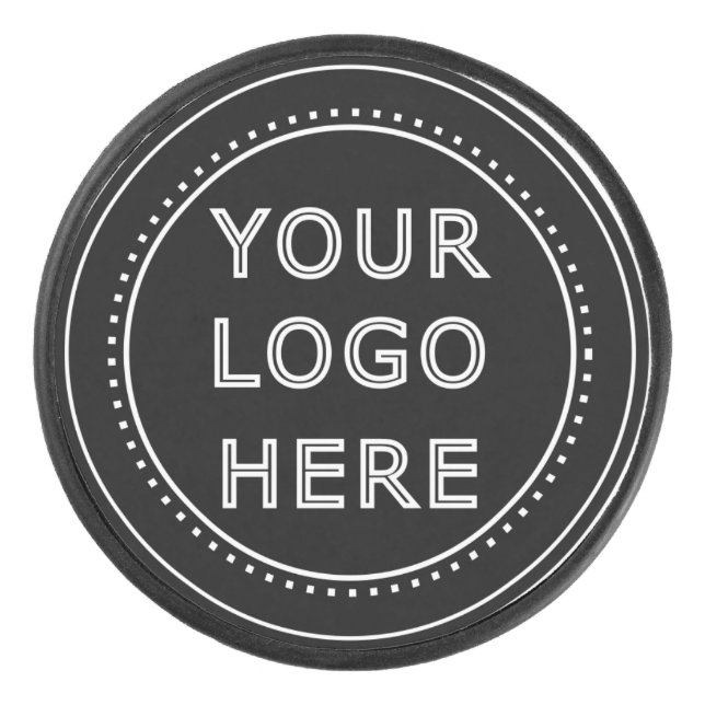 Modern, Minimalist, Elegant and Customizable  Hockey Puck (Front)
