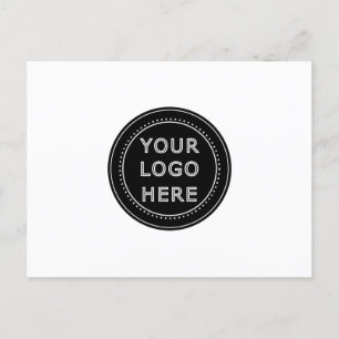 Modern, Minimalist, Elegant and Customizable  Holiday Postcard